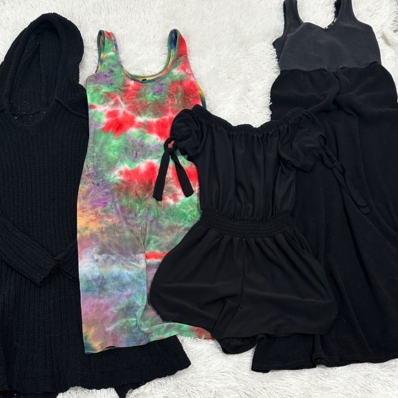 Derek Heart Dresses & Skirts - 🍋 Bundle of 4 Derek Heart Dresses/Romper Size Small